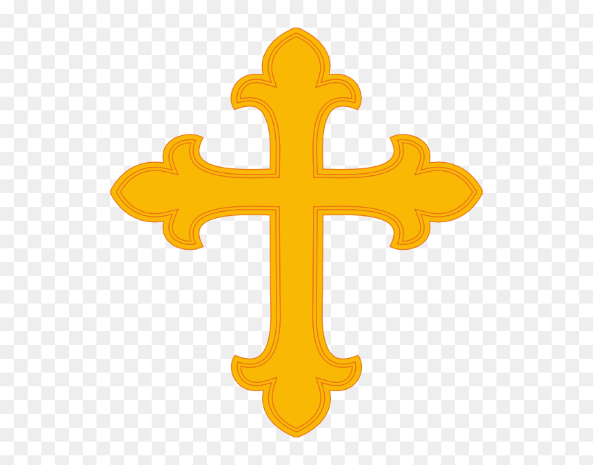 Gold Cross Png, Transparent Png - cool cross png