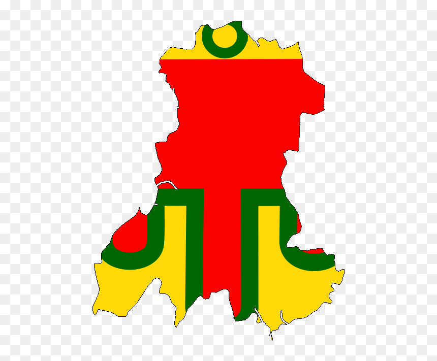 Auvergne Flag Map, HD Png Download - drapeau français png