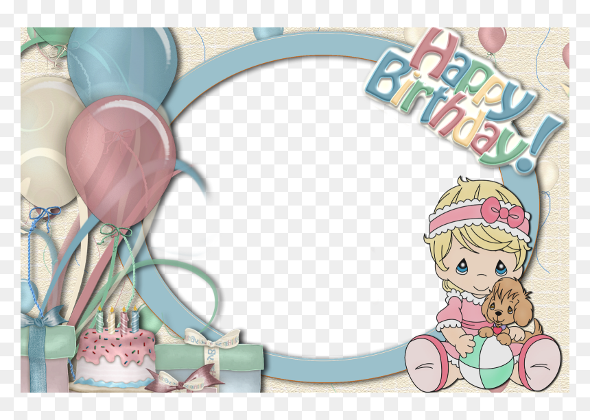 Happy Birthday Frames And Borders Png, Transparent Png - happy birthday frames and borders png