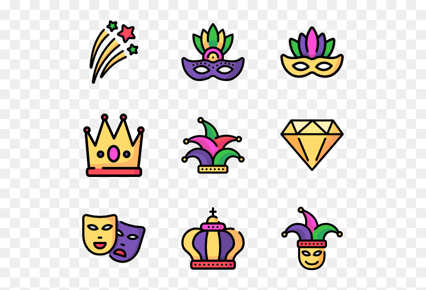 Clip Art, HD Png Download - mardi gras crown png