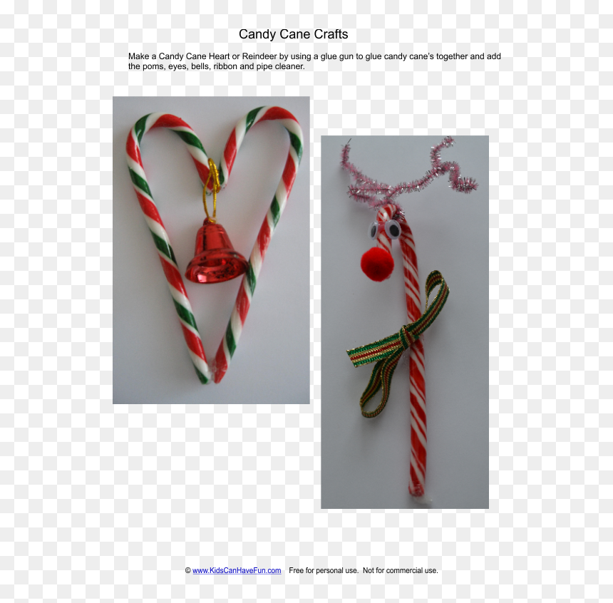 Candy Cane, HD Png Download - candy cane heart png