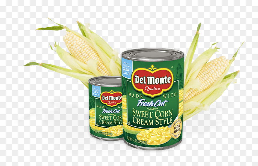 Can Cream Corn Nutrition, HD Png Download - corn.png