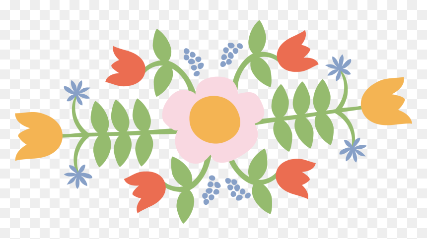 Floral Design, HD Png Download - mexican frame png