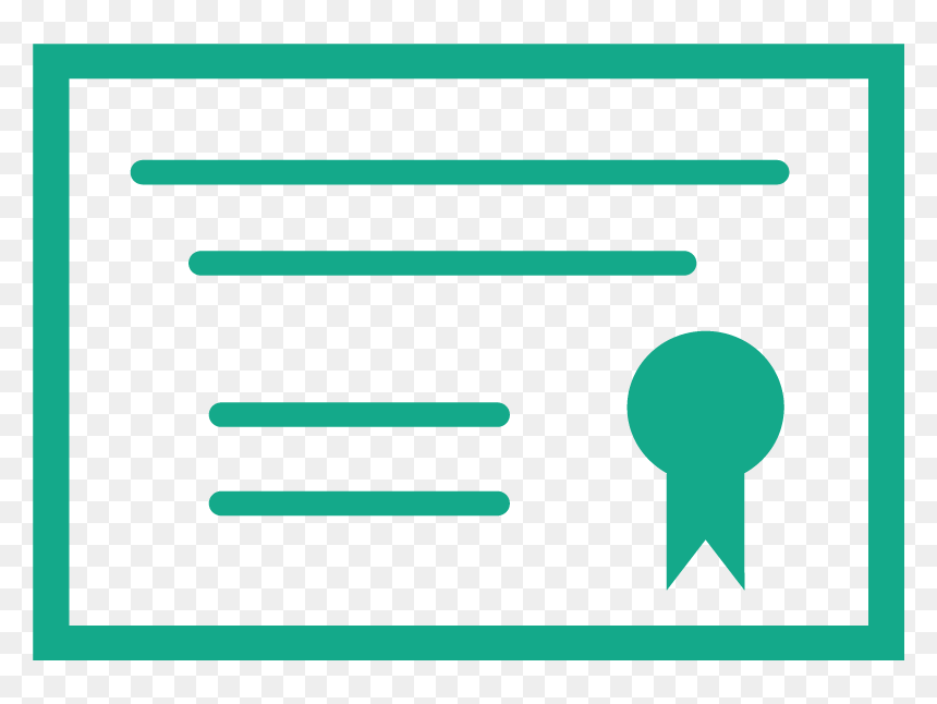 Pink Certificate Icon Png, Transparent Png - certification icon png