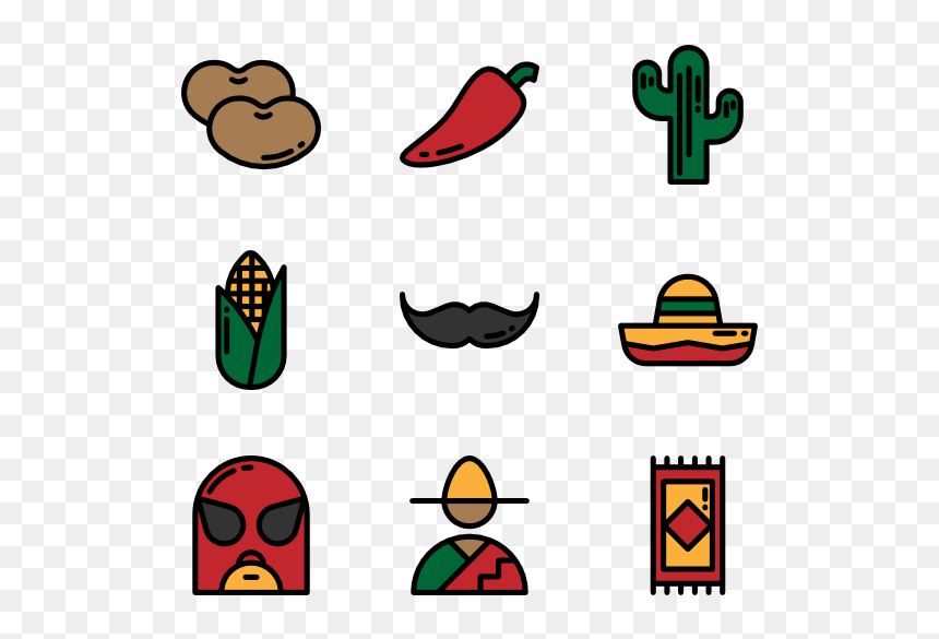 Mexican Party Vector Free Download Png, Transparent Png - mexican frame png