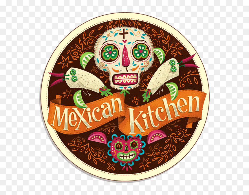 Burrito Illustration, HD Png Download - mexican frame png