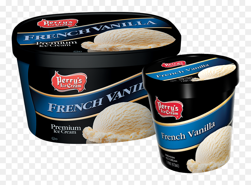 Perry's Ice Cream French Vanilla, HD Png Download - vanilla ice png