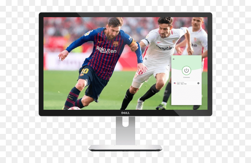 Messi Hat Trick Vs Sevilla, HD Png Download - la liga png