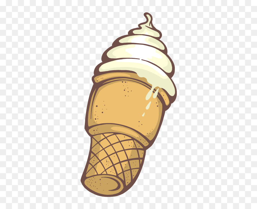 Ice Cream Cone, HD Png Download - vanilla ice png