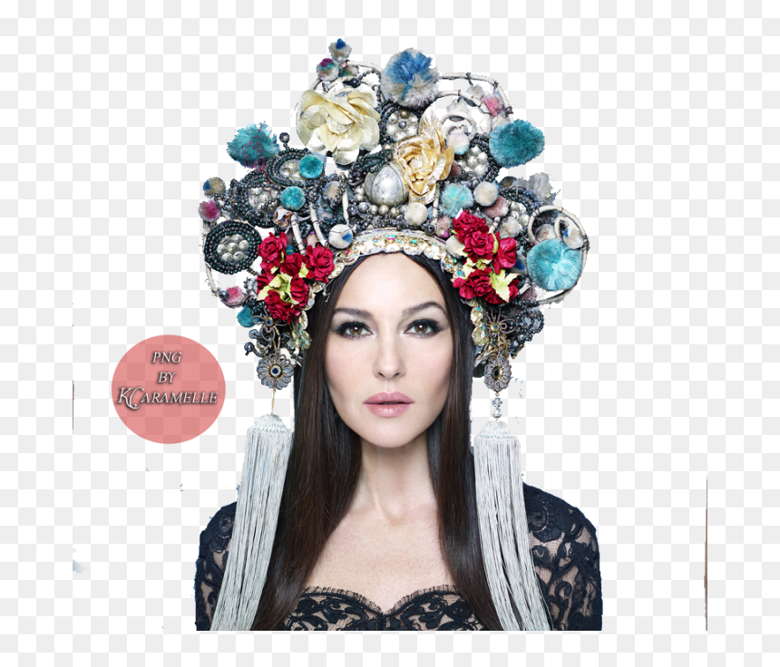 Monica Bellucci Flower, HD Png Download - monica png