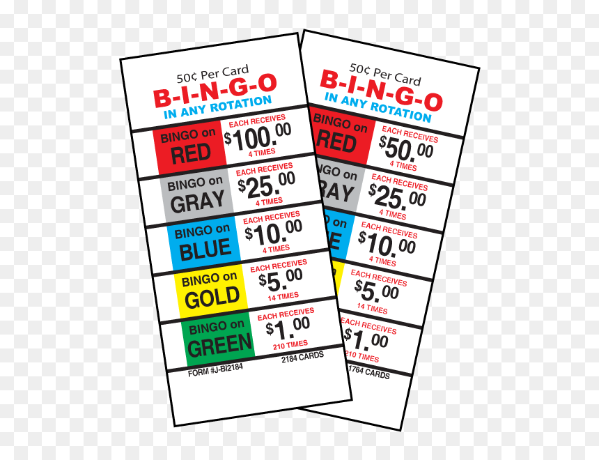 Number, HD Png Download - bingo card png