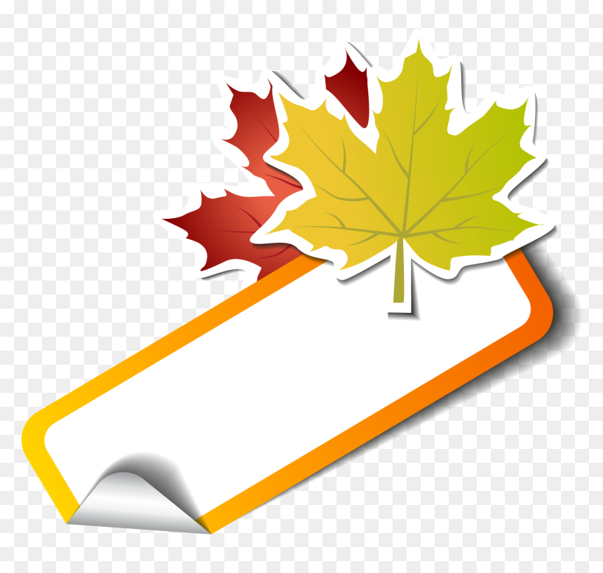 Maple Leaf, HD Png Download - fall leaves banner png