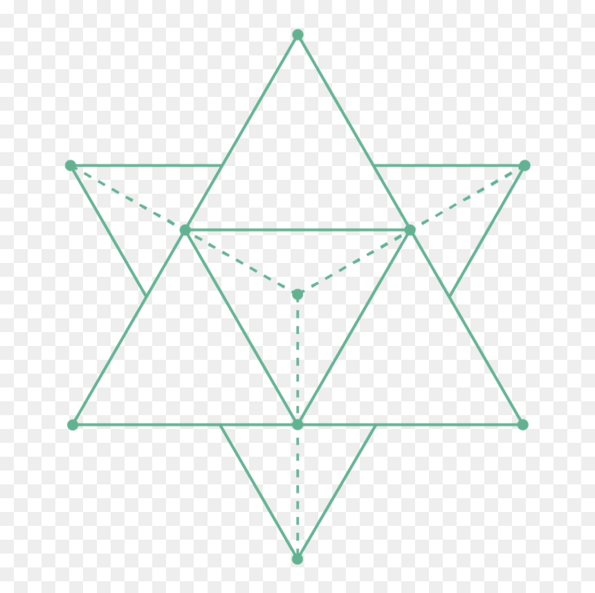 Triangle, HD Png Download - merkaba png