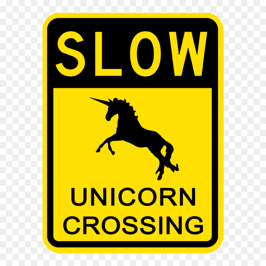 Unicorns Crossing, HD Png Download - slow png