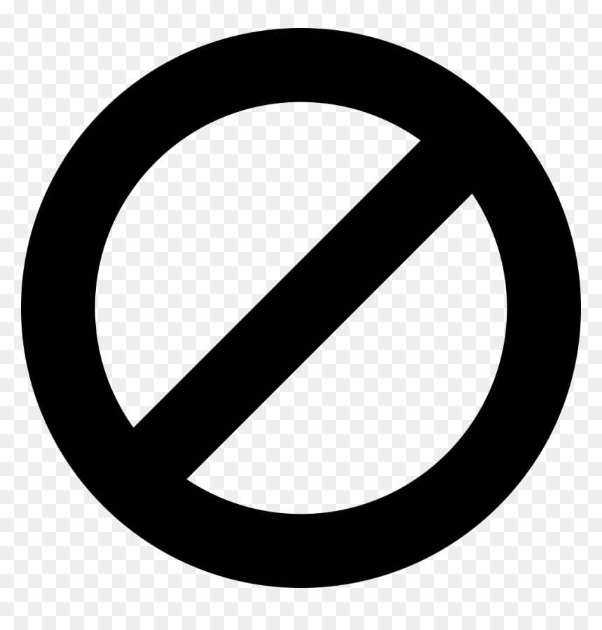 Denied Icon, HD Png Download - forbidden sign png