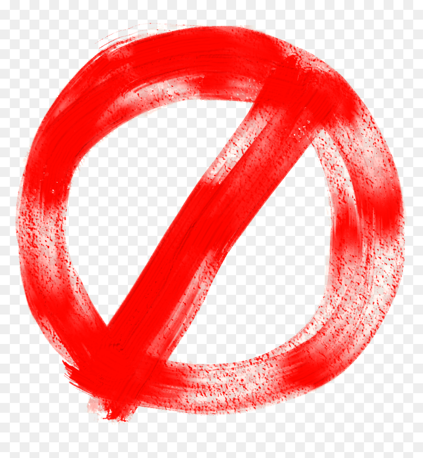 Posture, HD Png Download - forbidden sign png