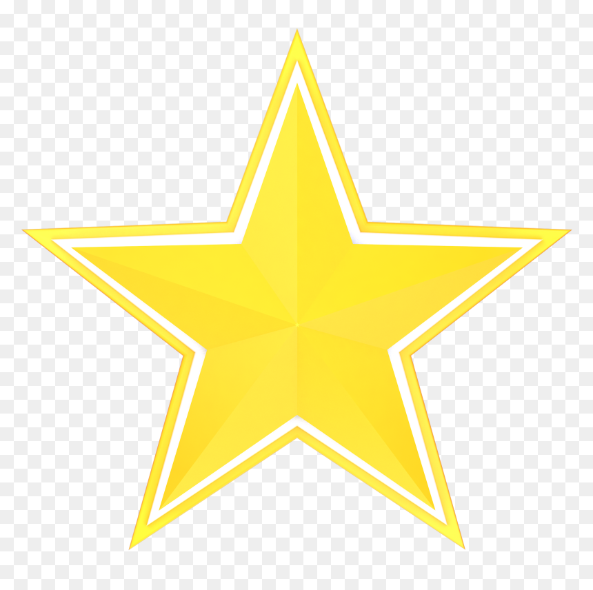 Sao Vàng Vector, HD Png Download - pentagram.png