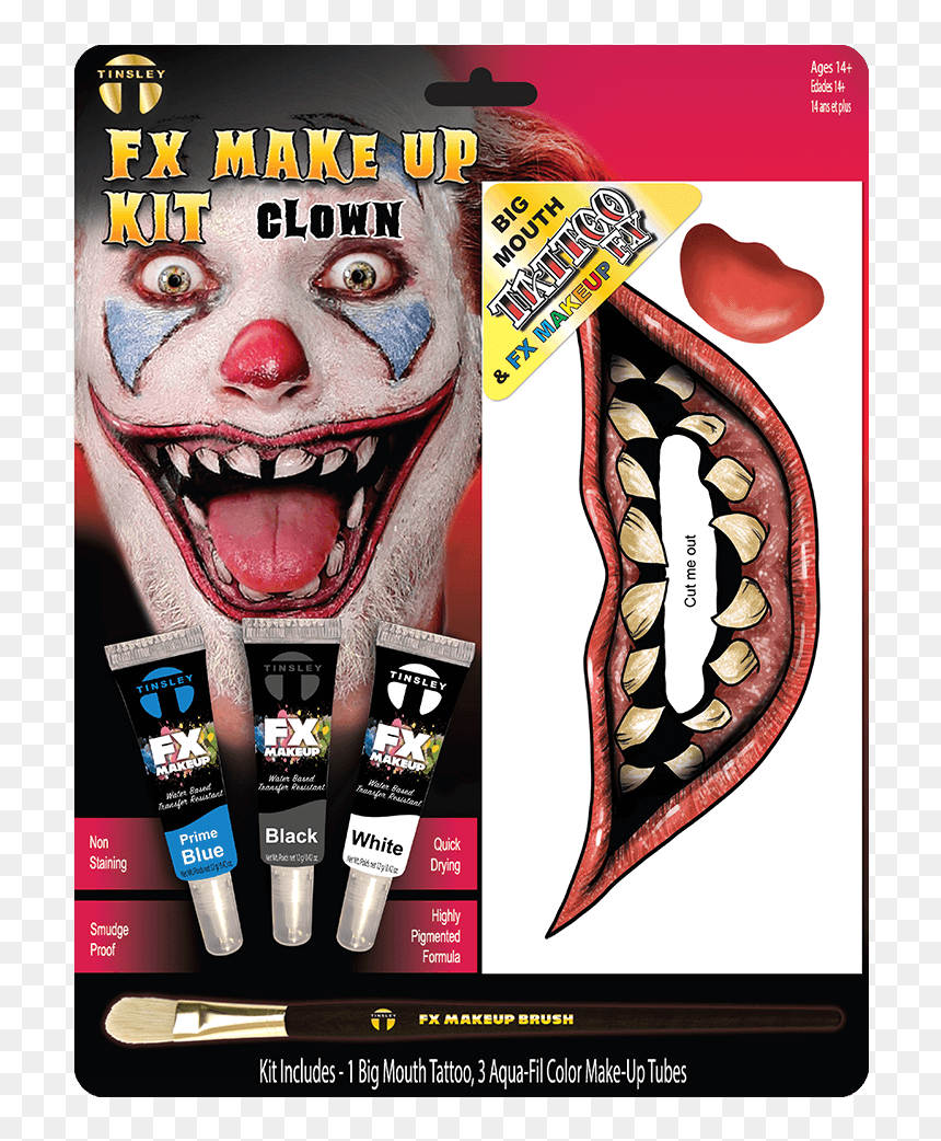 Cosmetics, HD Png Download - clown makeup png