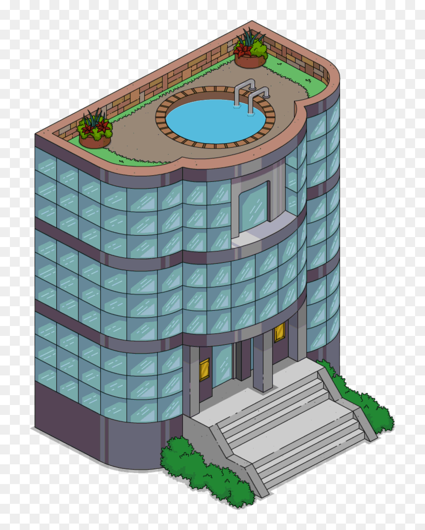 Simpsons Artie Ziff Family, HD Png Download - building .png