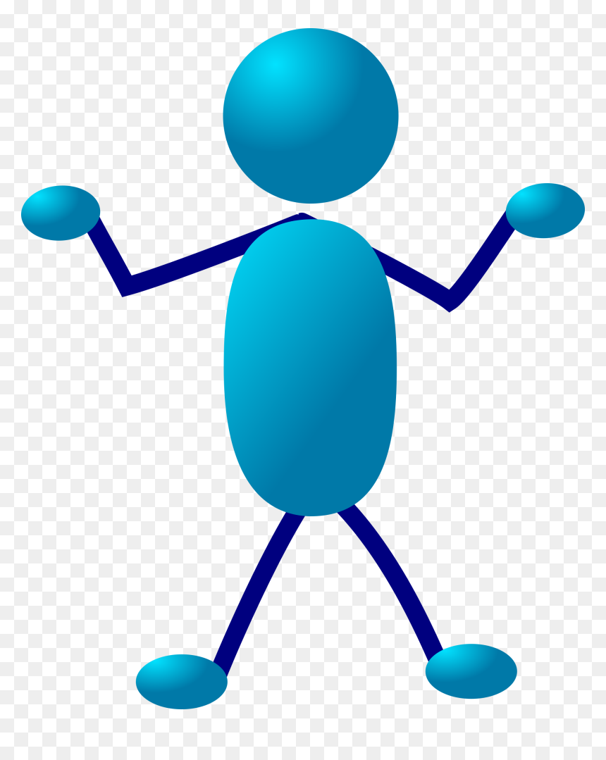 Stick People Clip Art, HD Png Download - 3d person png