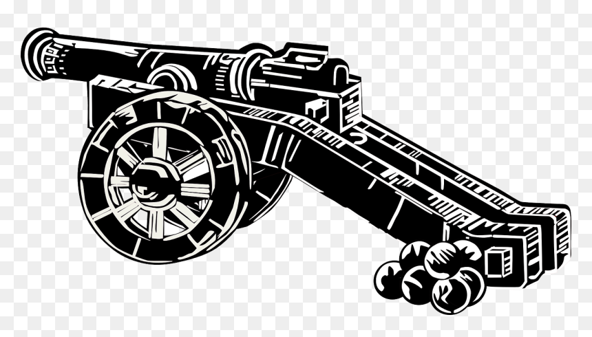 Canhão Medieval Png, Transparent Png - cannonball png