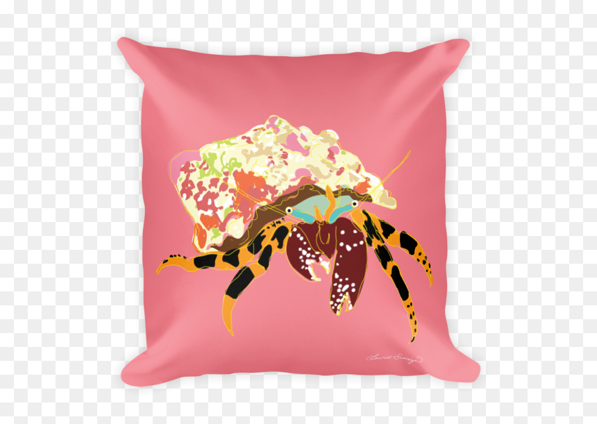 Throw Pillow, HD Png Download - hermit crab png