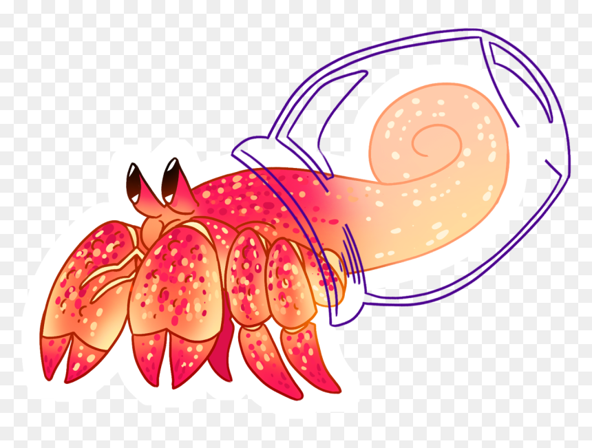 Illustration, HD Png Download - hermit crab png