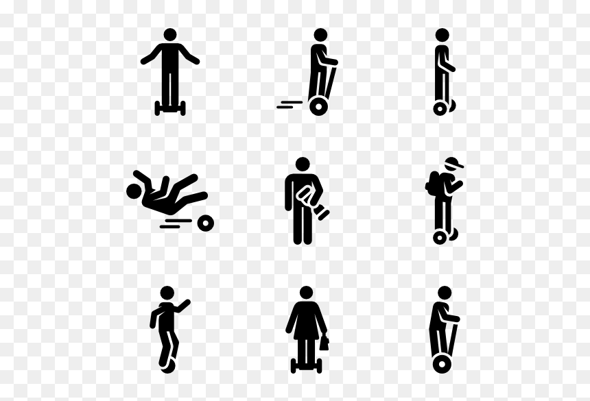 Self Balancing Scooter Icon, HD Png Download - segway png
