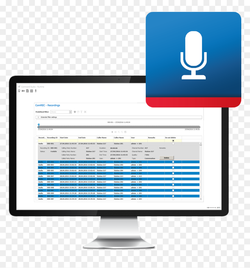 Computer Monitor, HD Png Download - recording sign png