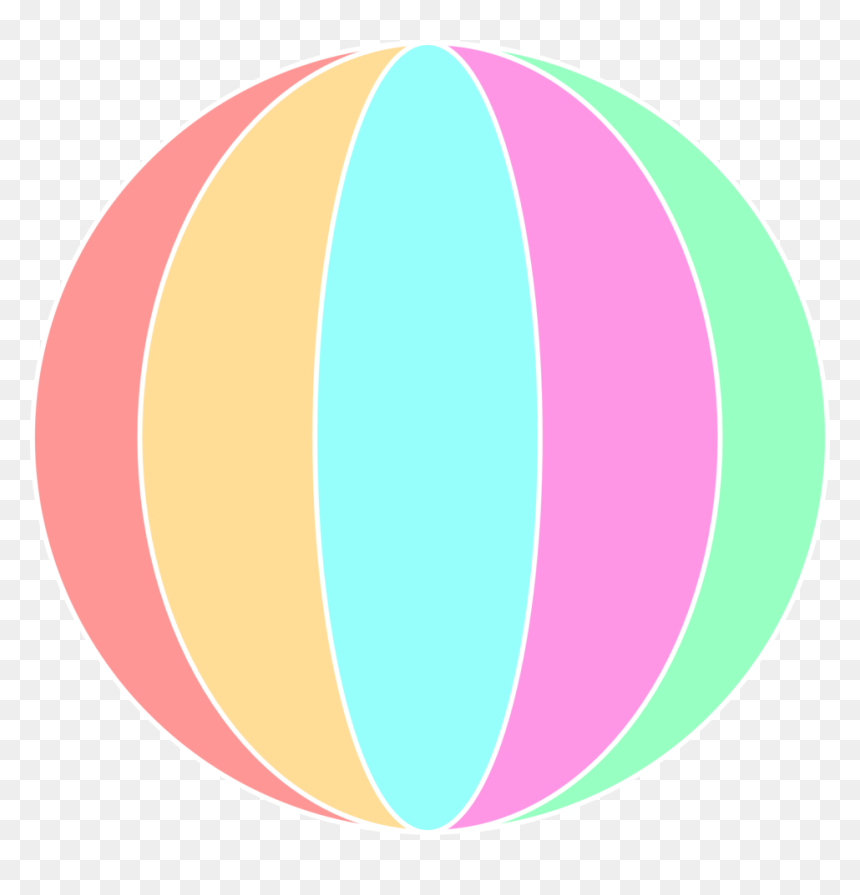 Circle, HD Png Download - beach ball vector png