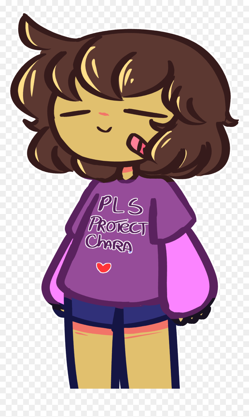 Chara X Frisk, HD Png Download - chara.png