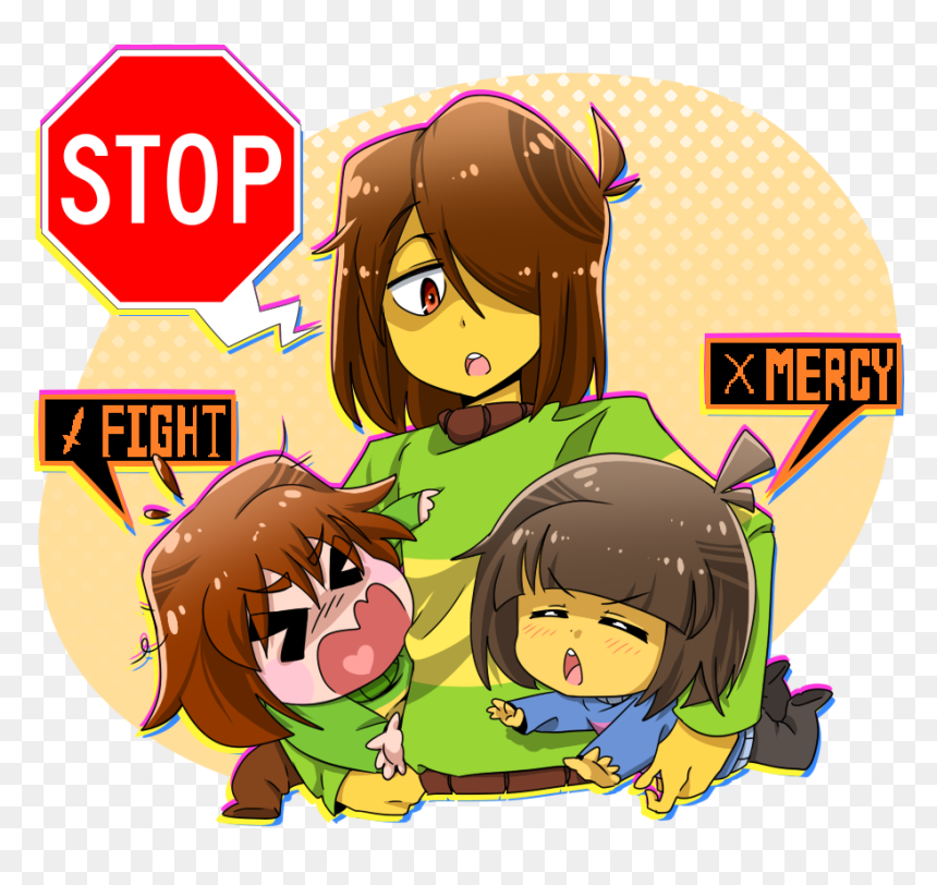 Stop Sign, HD Png Download - chara.png