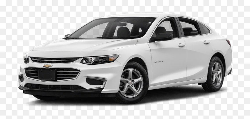 2018 White Chevy Malibu, HD Png Download - used car png