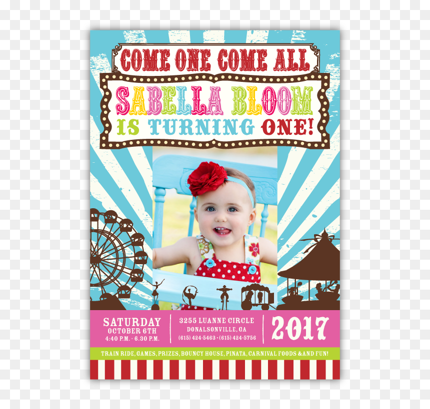 Birthday Party, HD Png Download - vintage circus png