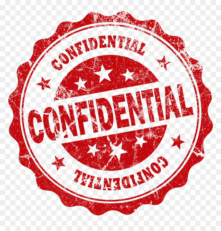 Circle, HD Png Download - confidential stamp png