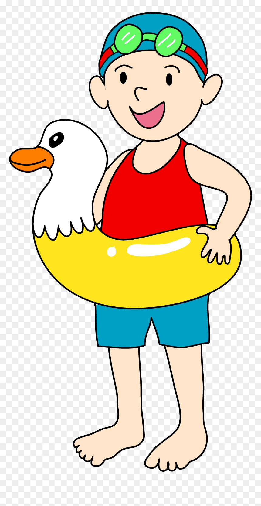 Going To The Pool Clipart, HD Png Download - floaties png