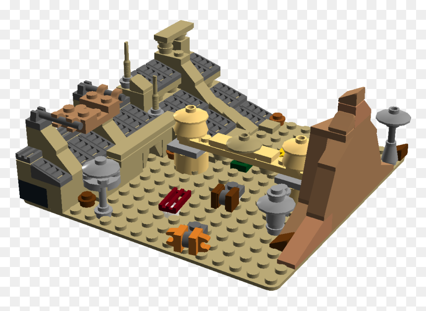 Lego Micro Star Wars Buildings, HD Png Download - tatooine png