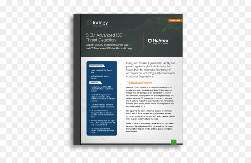 Brochure, HD Png Download - mcafee logo png