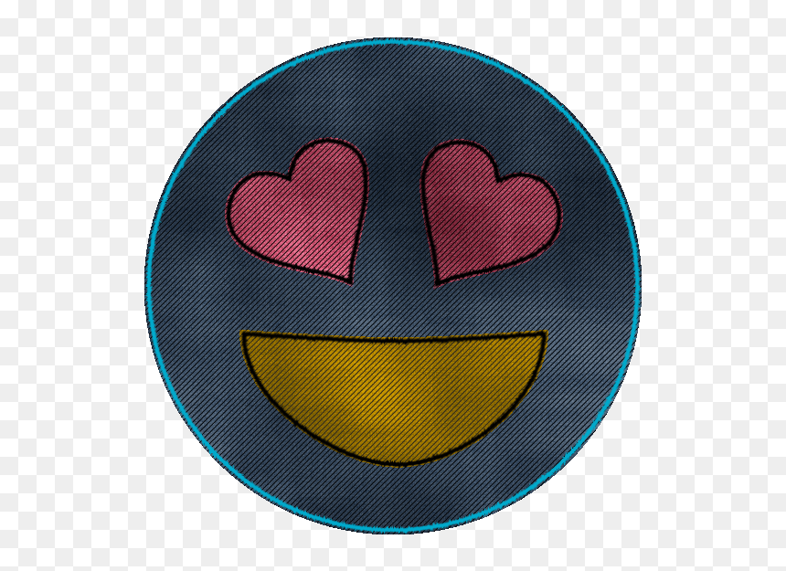 Smiley, HD Png Download - stitching texture png