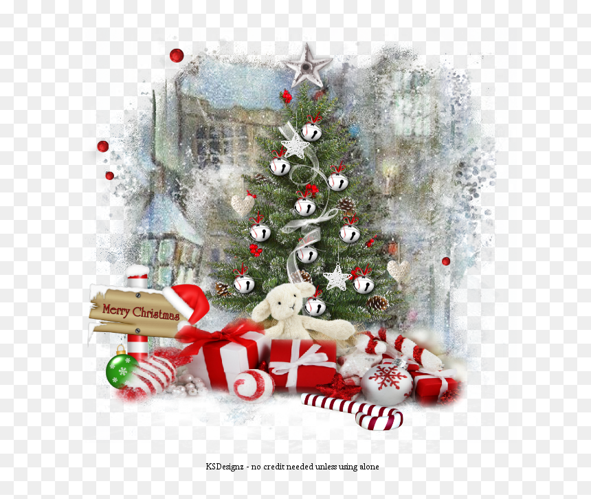 Christmas Tree, HD Png Download - christmas elements png