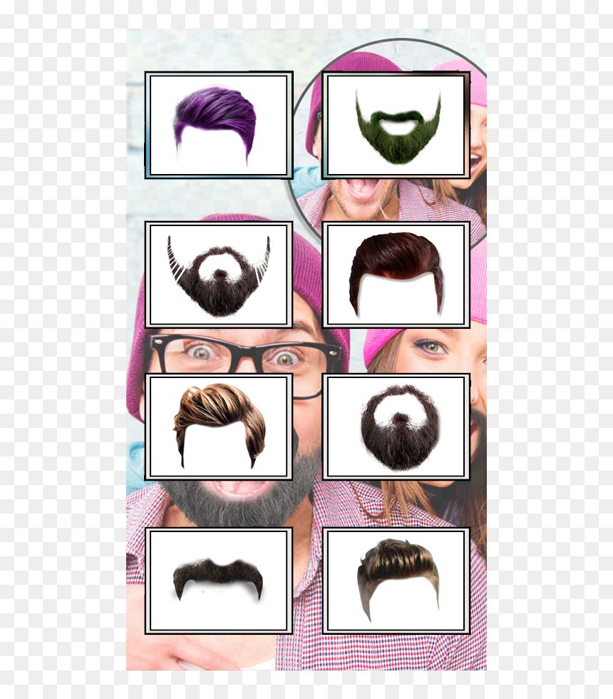 Aplicación Para Cortes De Cabello, HD Png Download - hair cut png