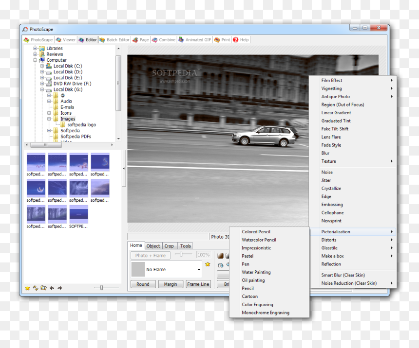 Photoscape Interface, HD Png Download - png files for photoscape