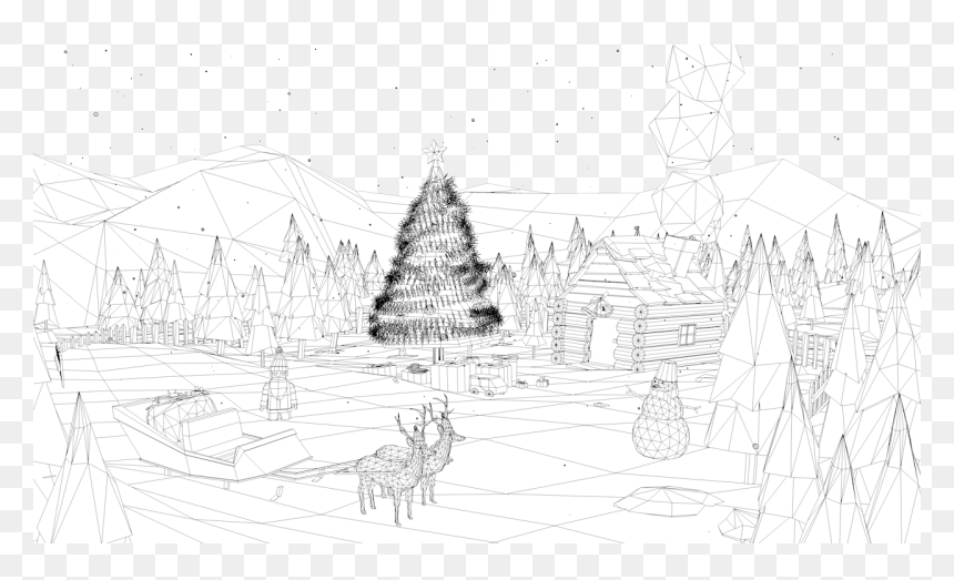 Christmas Tree, HD Png Download - christmas elements png
