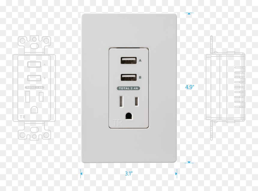 Electronics, HD Png Download - wall outlet png