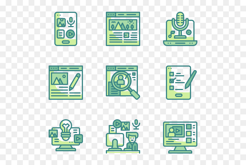 Clip Art, HD Png Download - white social icons png