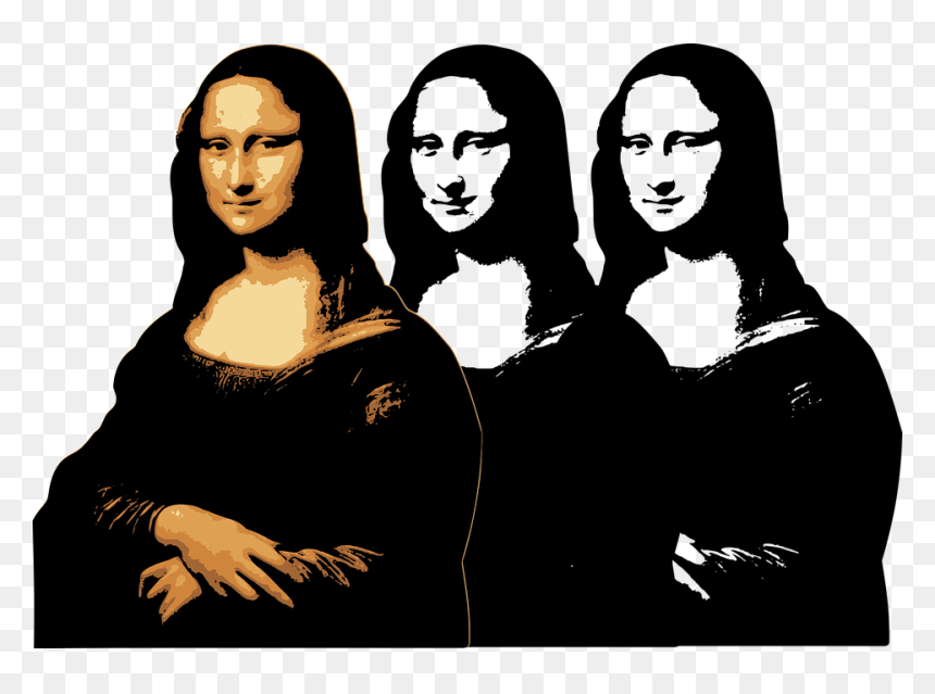 Louvre, Mona Lisa, HD Png Download - leonardo png