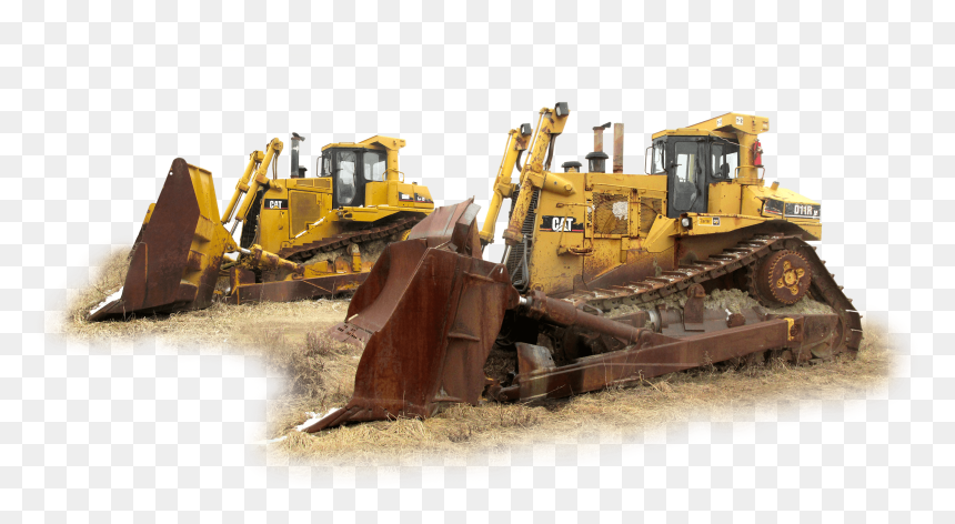 Bulldozer, HD Png Download - construction equipment png