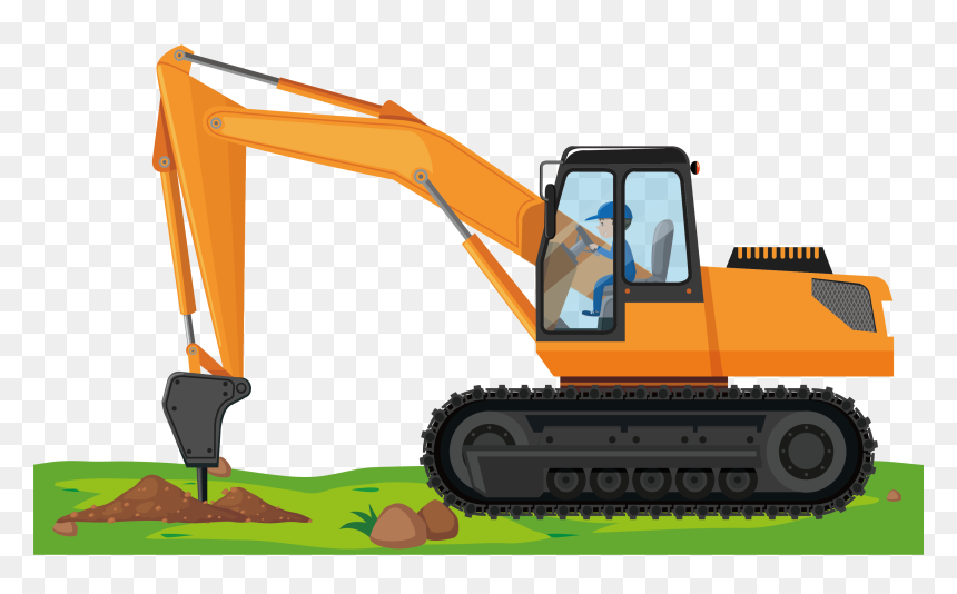 Driller Truck, HD Png Download - construction equipment png