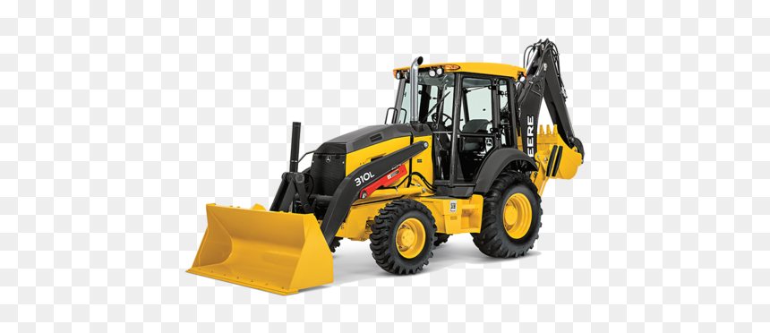 Retroexcavadora John Deere, HD Png Download - construction equipment png
