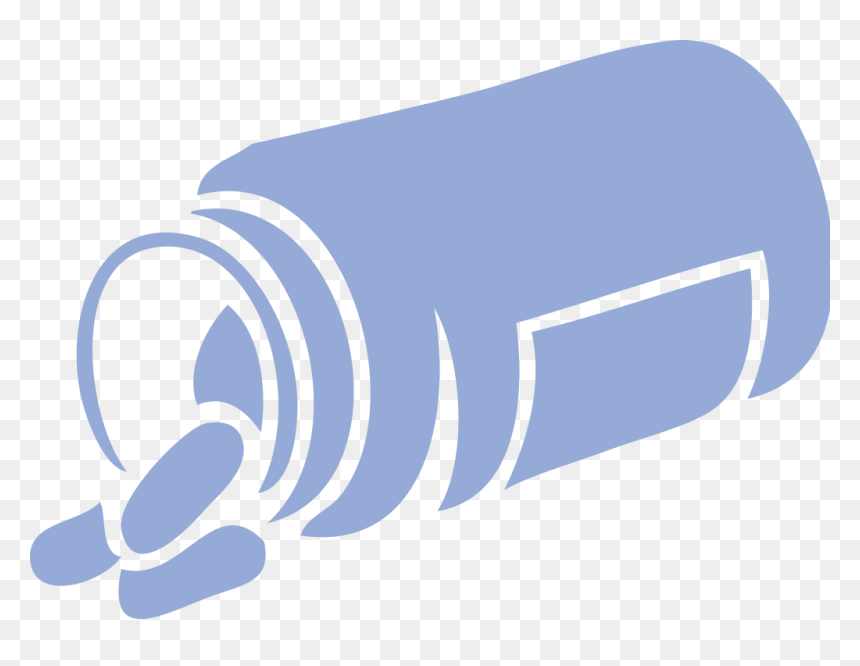 Drug Clipart Black And White, HD Png Download - pill icon png